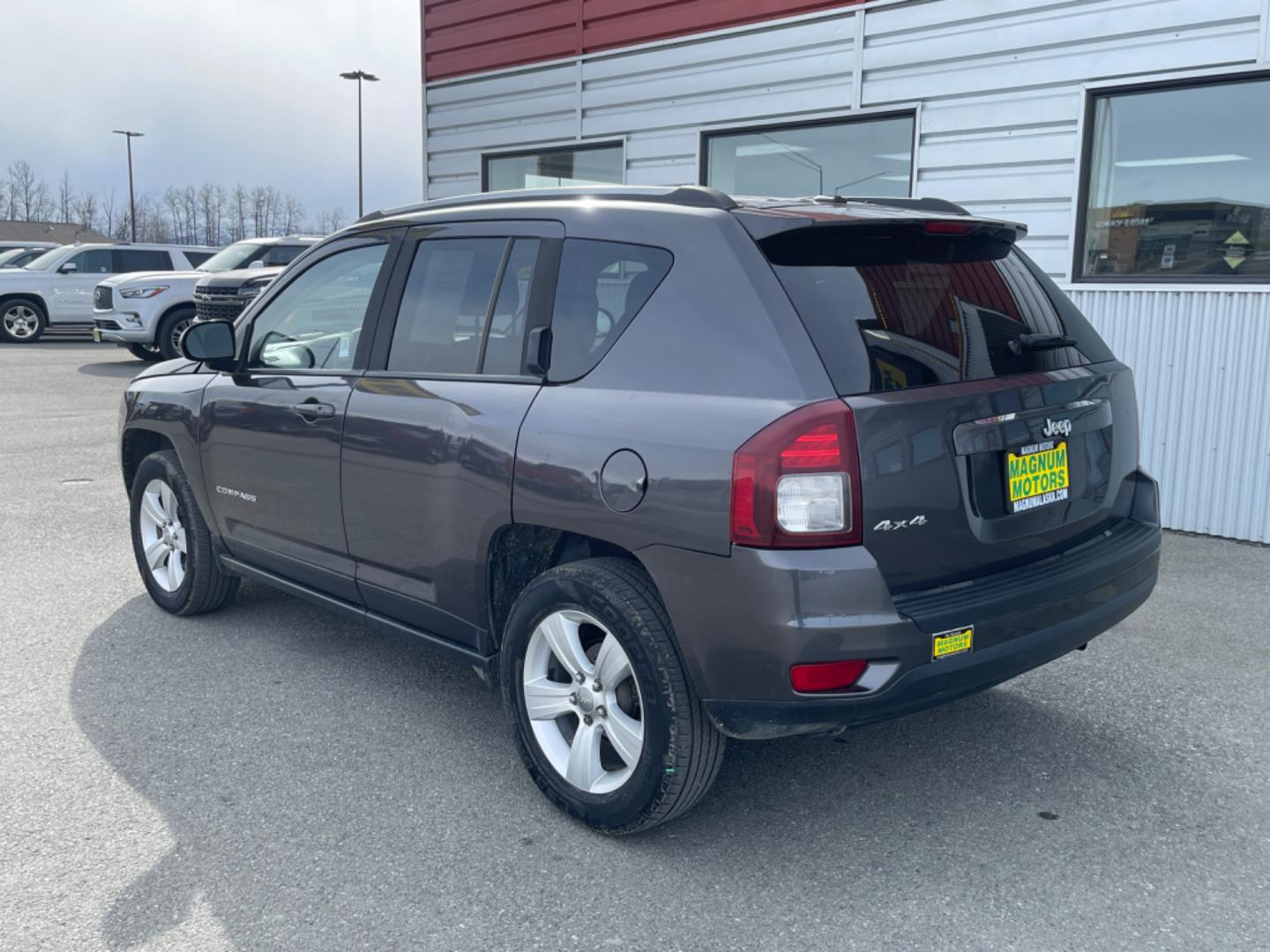 2016 Gray Jeep Compass Sport 4WD (1C4NJDBB2GD) with an 2.4L L4 DOHC 16V engine, auto transmission, located at 1960 Industrial Drive, Wasilla, 99654, (907) 274-2277, 61.573475, -149.400146 - Photo#2